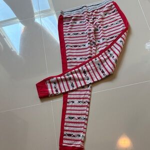 Victoria’s Secret Red and White Striped Pajama Pants